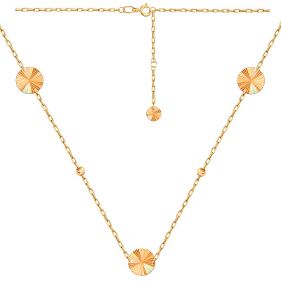 Колье Т100112231 золото