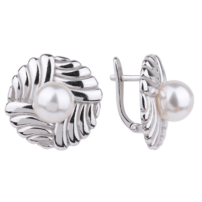 Серьги 1058282-01250-2S серебро