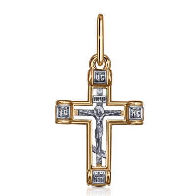 Крест христианский Кр102-2567 золото