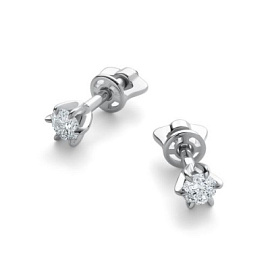 Серьги пусеты 26048-200 золото