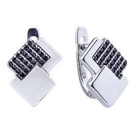 Серьги 1056622-81110-S серебро