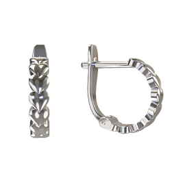 Серьги 1033562-00000 серебро