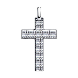 Крест декоративный 94-130-01488-1 серебро