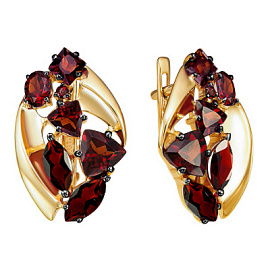 Серьги С124-6045Гр золото