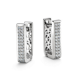 Серьги 25278-200 золото Дорожка