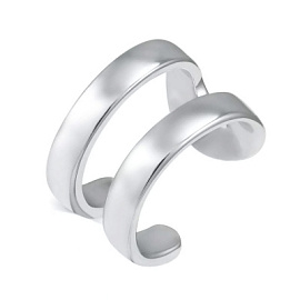 Серьги кафф 206210-000-0019 серебро