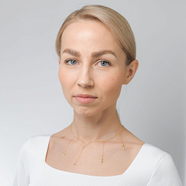 Колье 9321053-10249 серебро Крест_1